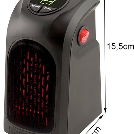 Electrische kachel | Keramische Verwarming | Heatpod | Plug-in Stopcontactverwarming | Mini-kachel | Stopcontact verwarming | mini heater | Plug in heate | 400Wr