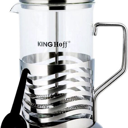 Kinghoff - Kaffeebereiter - Teebereiter - Edelstahl - Spülmaschinenfest - 600 ml