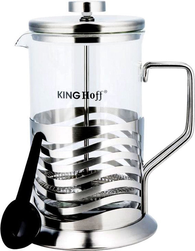 Kinghoff - Kaffeebereiter - Teebereiter - Edelstahl - Spülmaschinenfest - 600 ml