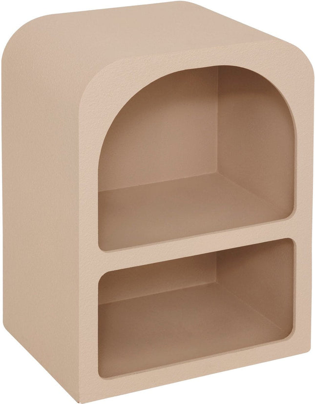 Atmosphera Soleya Nachtkastje 2 vakken - L40xD30xH55cm - Beige