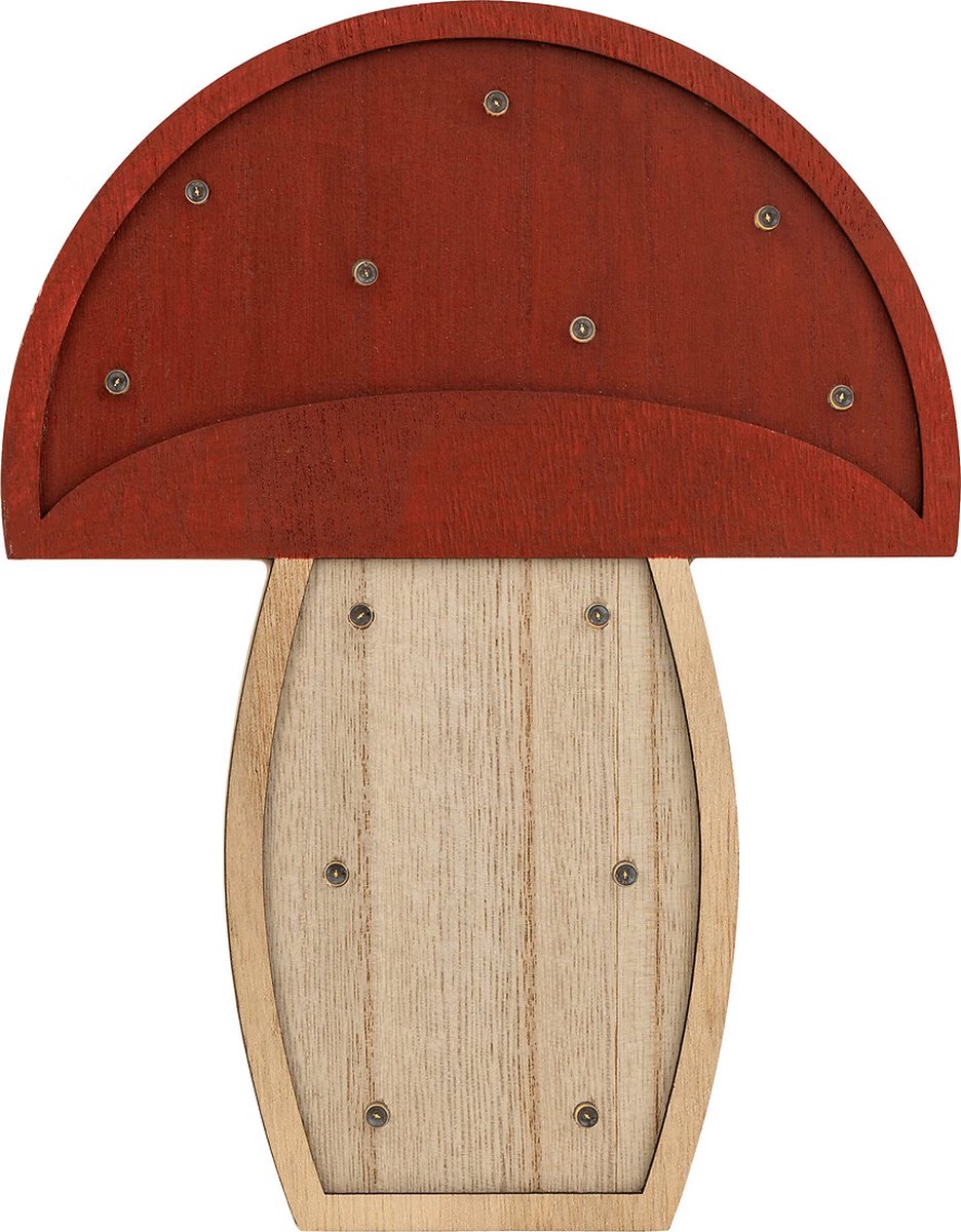 Atmosphera Kids mushroom - 18 x 3 x 23 cm - Red / Natural