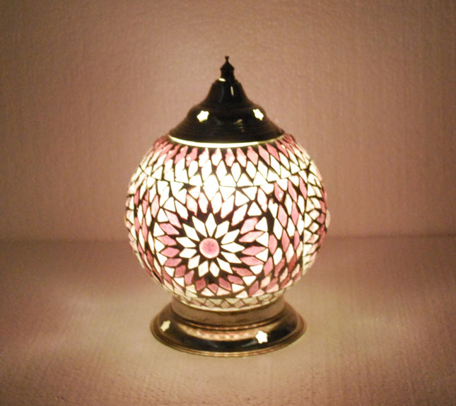 Orientalische Tischlampe Mosaik - Durchmesser 15