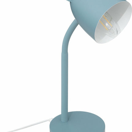 Atmosphera Kinderkamer bureaulamp - met oortjes - blauw - metaal - 18 x 12,5 x 31 cm - tafellamp