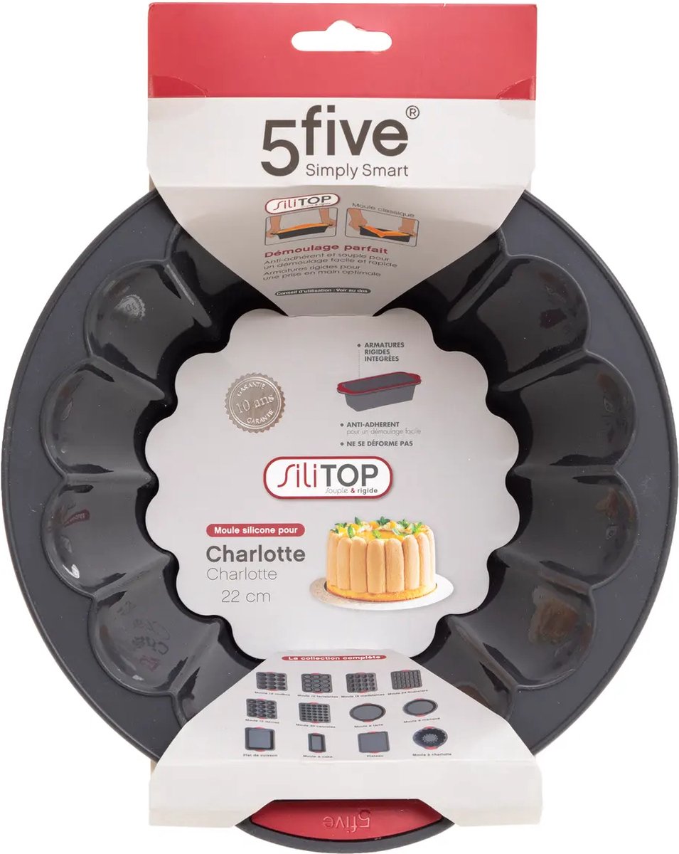 Secret de Gourmet cakevorm van siliconen – gietvorm voor zoetwaren, 22 cm