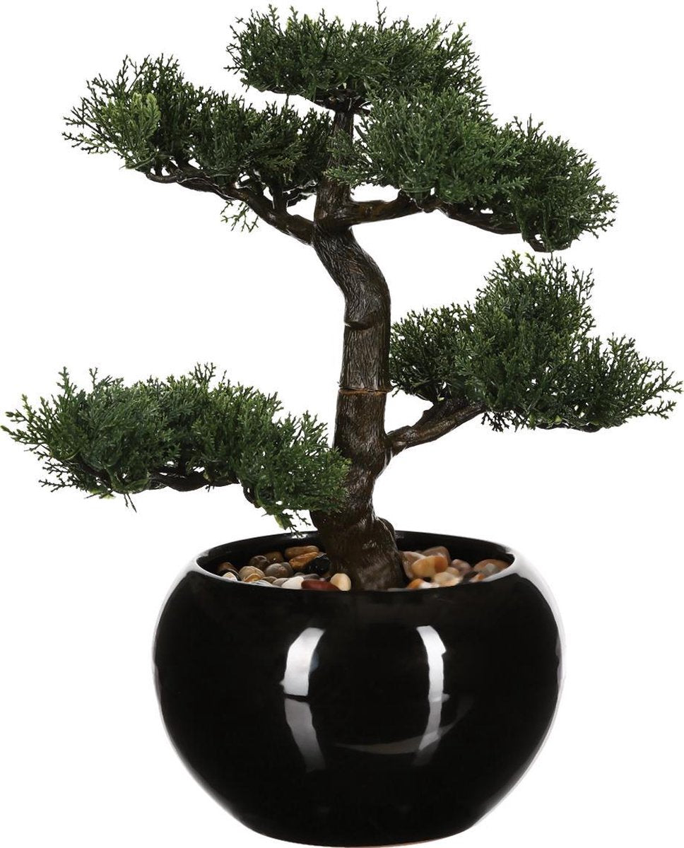 Plante artificielle Bonsaï Atmosphera avec pot - H36 cm - Plante
