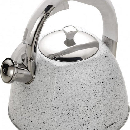 Klausberg KB-7261 Flötenkessel - 3L - Edelstahl - alle Herdarten