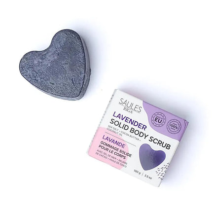 Natuurlijke scrub zeep lavendel
