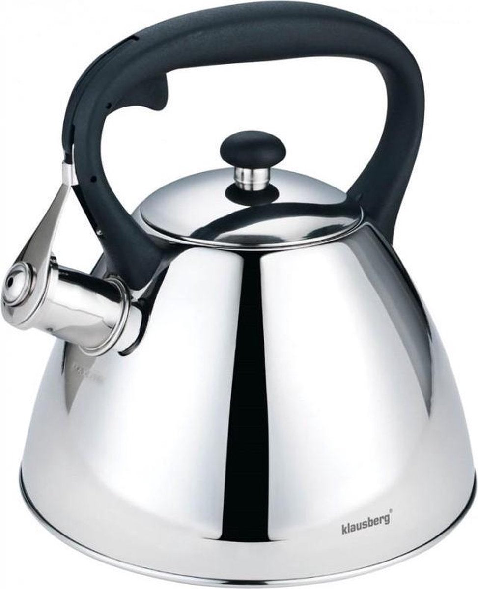 Bouilloire siffleuse Klausberg 7207 - 3L - inox - tous feux dont induction