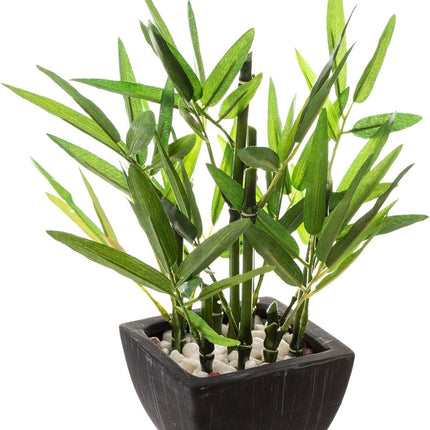 Atmosphera Kunstplant in een pot - decoratieve bamboe, 26 cm