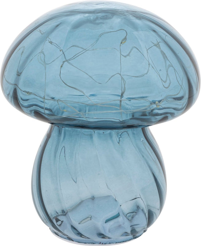 Atmosphera LED-Tischleuchte Malu - Ø13xH16cm - Blau
