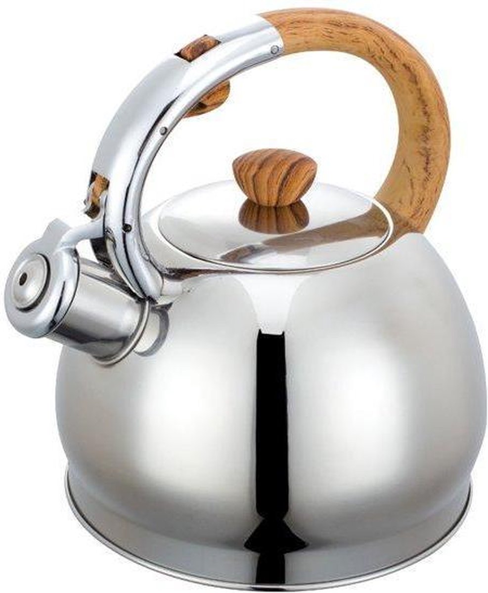 Kinghoff 3782 - Bouilloire sifflante - Inox - 2 litres