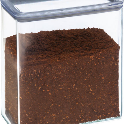 5Five Vorratsdose - Küche/Lebensmittel - Kunststoff - 3000 ml - luftdichter Deckel - transparent - 20 x 10 x 20 cm