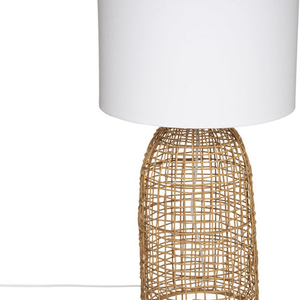 Atmosphera Tischleuchte Karla D32x55cm - Beige - E27