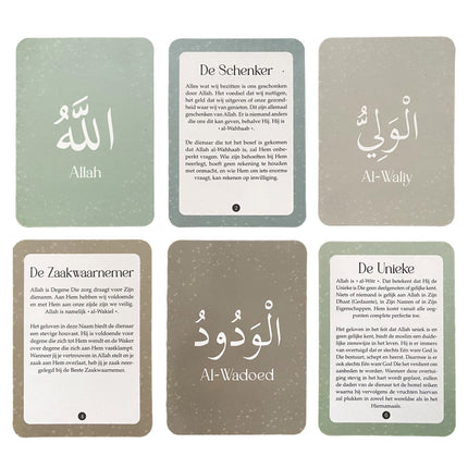 99 Namen van Allah Kaarten
