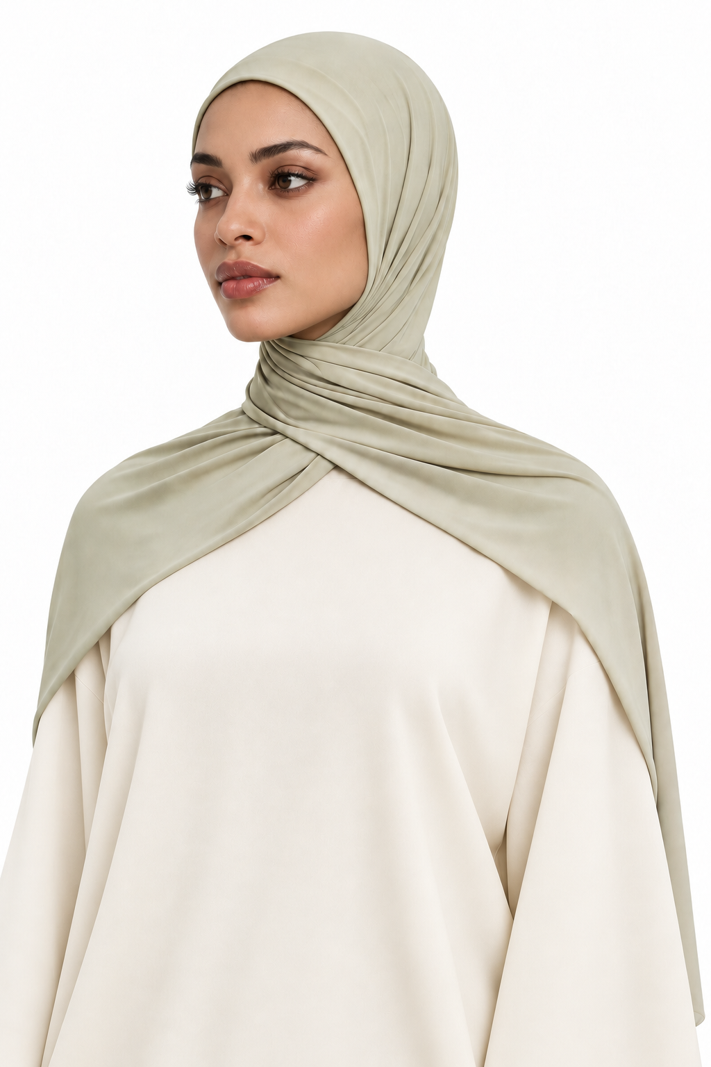 Liquid Jersey Schal – geschmeidiger Hijab mit leichtem Stretch, 5 Farben