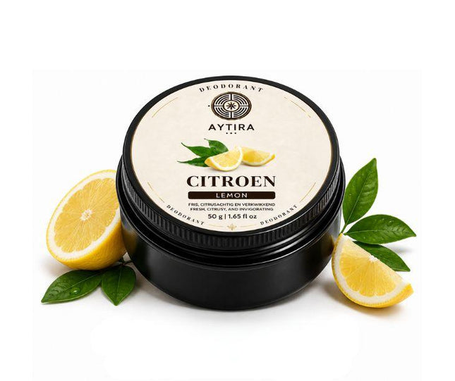 AYTiRA Citroen Deodorant 50g – Natuurlijke Deodorant met Frisse Citrusgeur