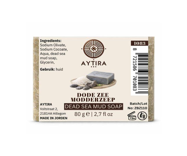 AYTiRA Dode Zee Modderzeep 80g – Dead Sea Mud Soap