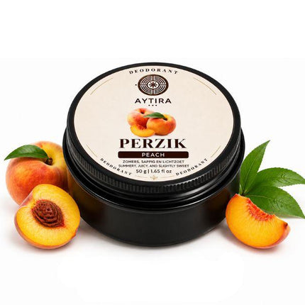 AYTiRA Perzik Deodorant 50g – Natuurlijke Deodorant met Zoete Perzikgeur