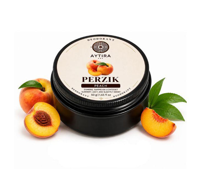 AYTiRA Perzik Deodorant 50g – Natuurlijke Deodorant met Zoete Perzikgeur