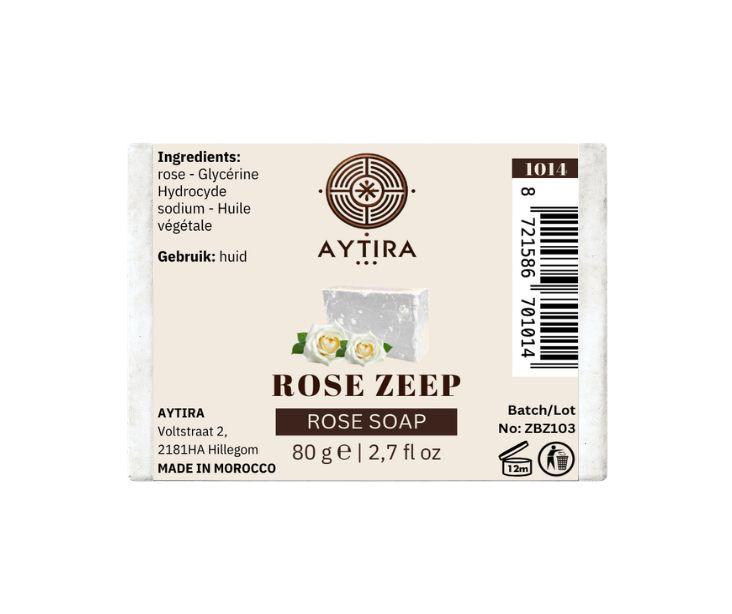 AYTiRA Rose zeep 80 g – milde zeep met roos en glycerine