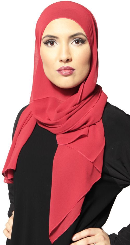 Sjaal Shifon Crepe van crêpechiffon – hoofddoek 155 x 60 cm, 14 kleuren – foto 3