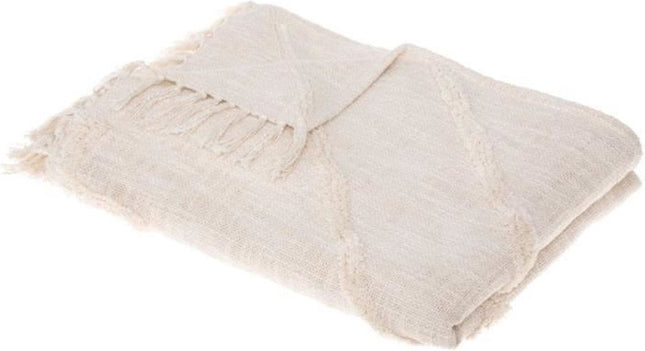 Tuft Inca Tagesdecke - 130 x 180 cm - Elfenbein