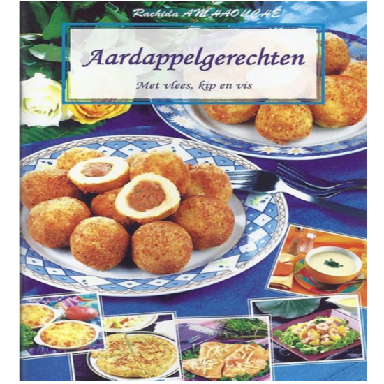 Aardappelgerechten – kookboek van Rachida Amhaouche, paperback, 64 pagina's