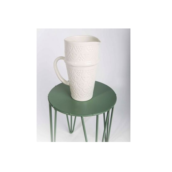 Moroccan Handmade Carafe – White – 23 cm
