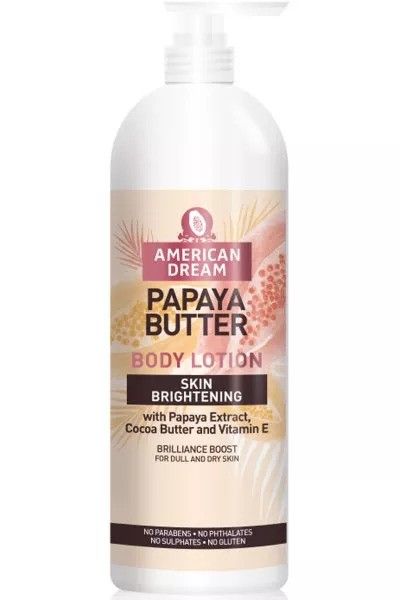 American Dream Cocoa Butter bodylotion met papaja – cacaoboter, 750 ml