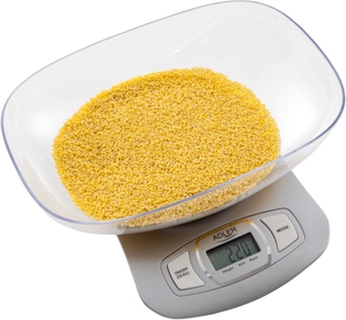 Kitchen scale - including glass bowl