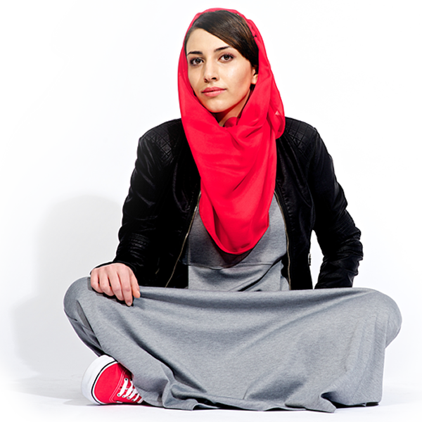 Feather Grey Abaya