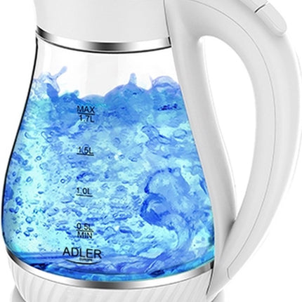 Adler AD1274 - Waterkoker - wit - 1.7 liter