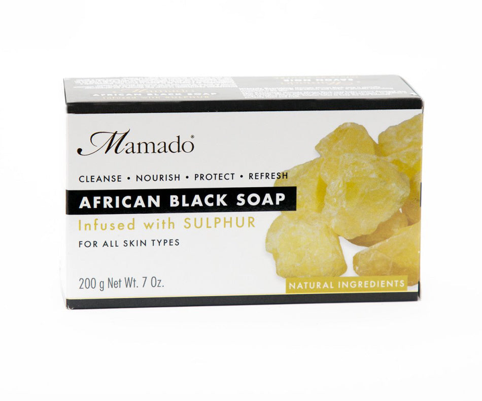 SAVON NOIR AFRICAIN SOUFRE 200GR