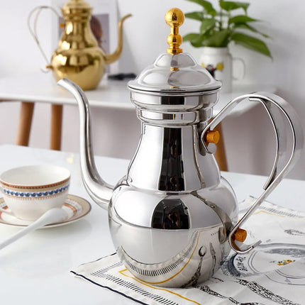 Aladdin Zilverkleurige Theepot