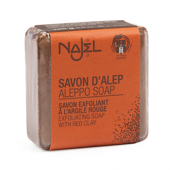 Aleppo-Seife mit roter Tonerde - 100g