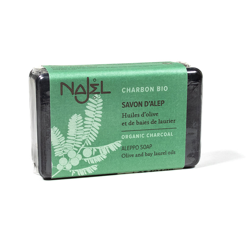 Aleppo soap with organic charcoal