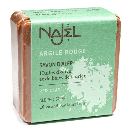Aleppo-Seife mit roter Tonerde - 100g
