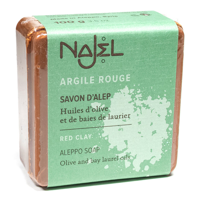 Aleppo-Seife mit roter Tonerde - 100g