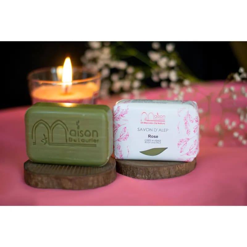 Maison du Laurier Aleppo soap Rose