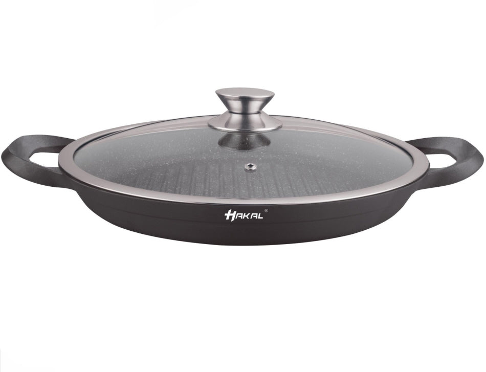 Non-stick cast aluminum grill pan 32 cm