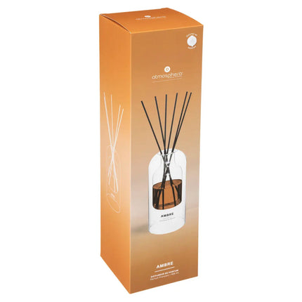 Amber Duftdiffusor XL | 500 ML | 6 Rattanstäbchen
