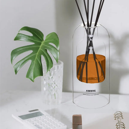 Amber Duftdiffusor XL | 500 ML | 6 Rattanstäbchen