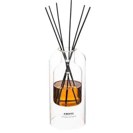 Amber Duftdiffusor XL | 500 ML | 6 Rattanstäbchen