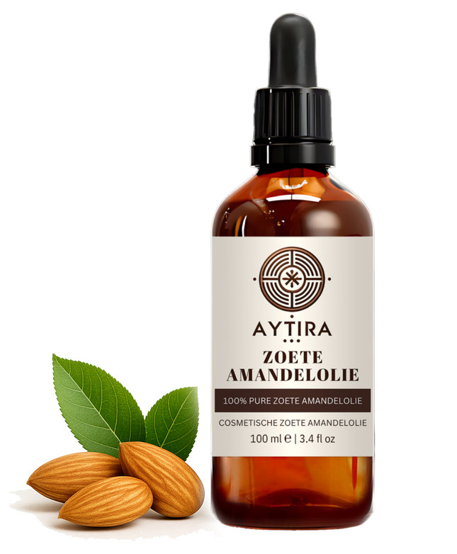 Aytira Zoete Amandelolie 100ml – 100% Pure Natuurlijke Olie – Voor Huid & Haar