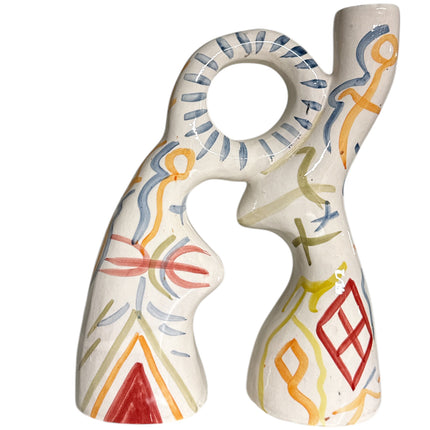 Handgefertigte marokkanische Vase mit Amazigh-Design
