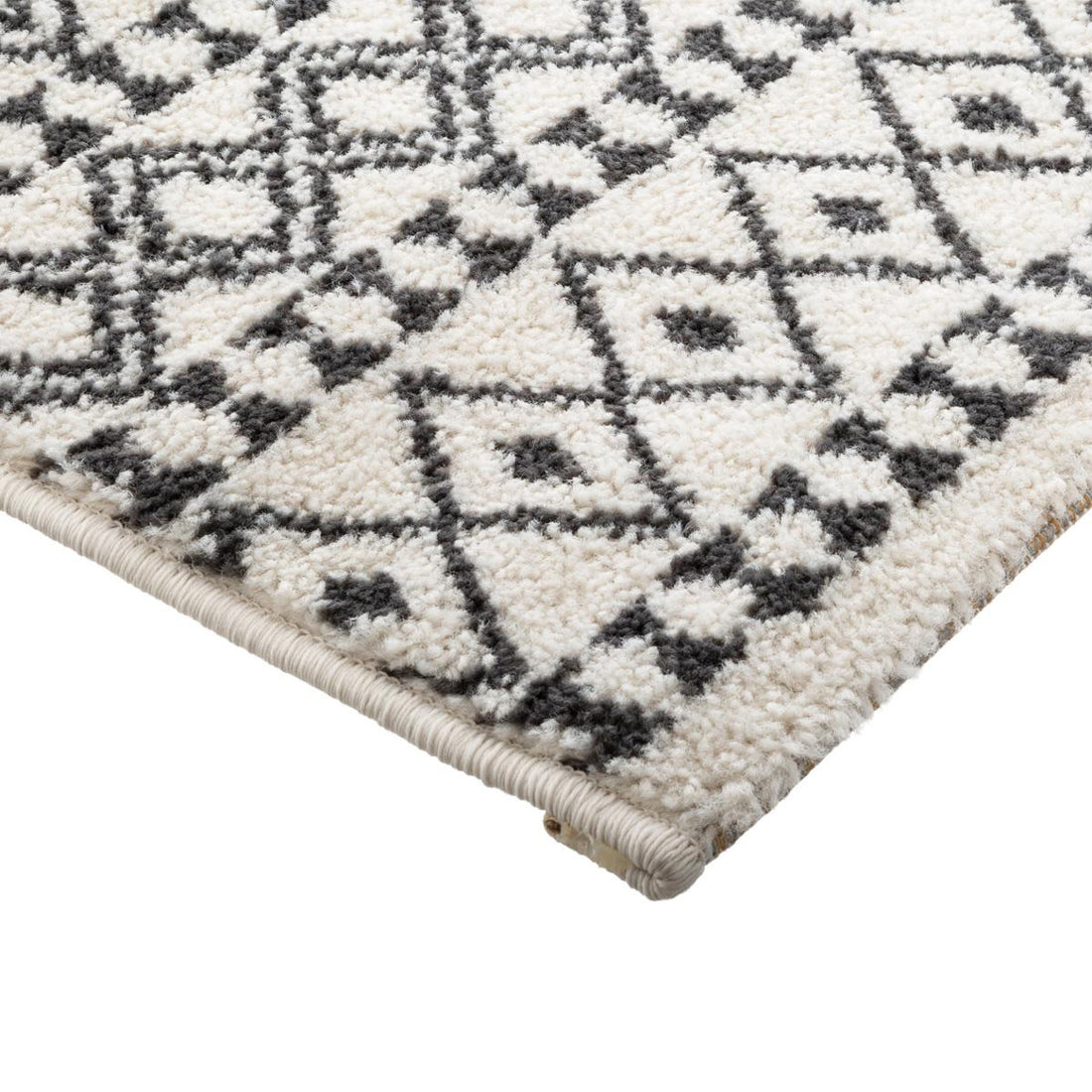 Amazigh style rug dark grey