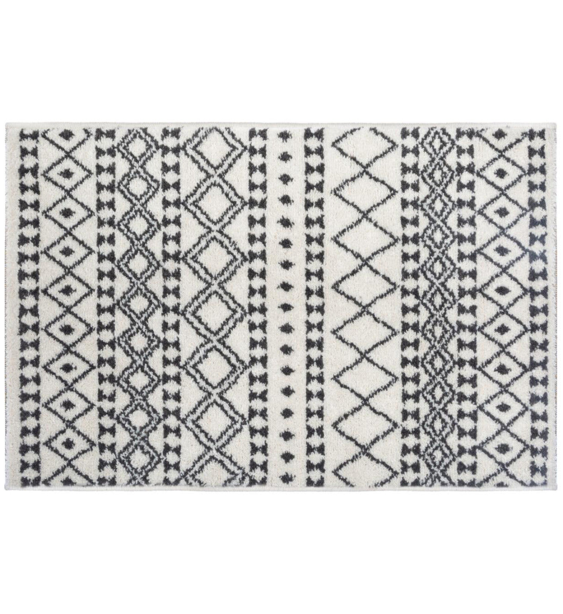 Amazigh style rug dark grey