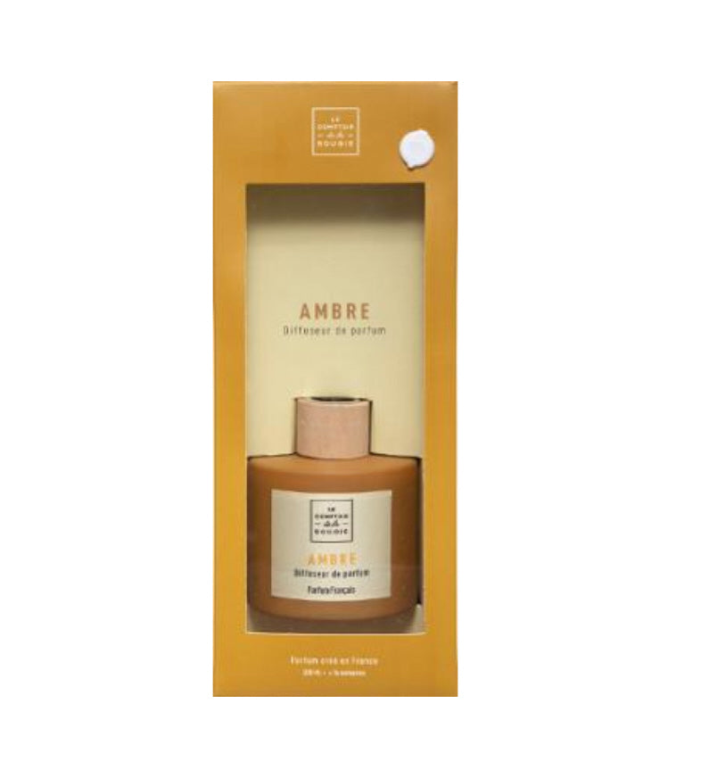 Amber Fragrance Diffuser 200 ml with 6 reeds