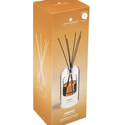 Amber Duftspender 150ml mit 6 Rattanholzstäbchen