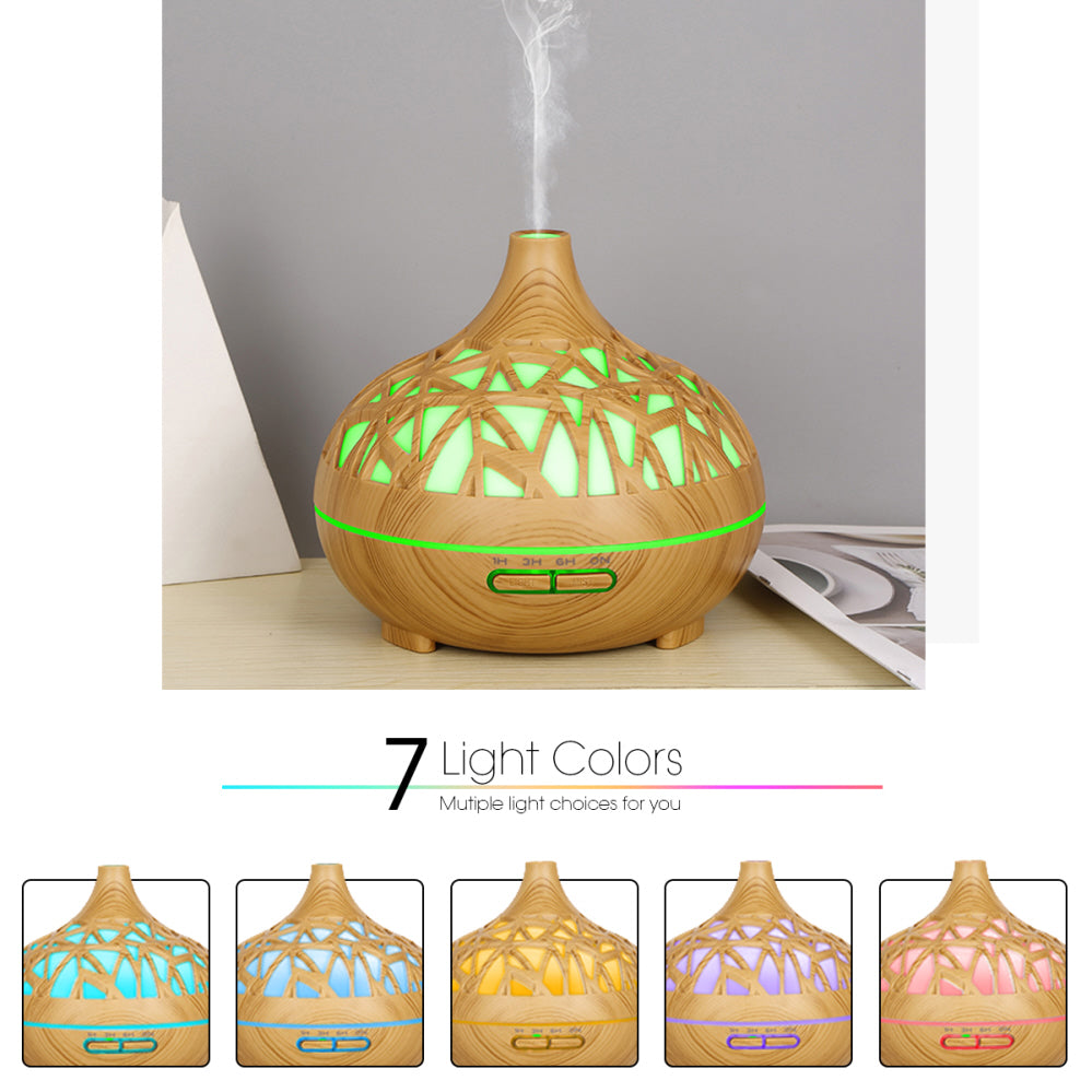 Aroma Diffuser - 300 ml - Humidifier - 7 LED Colors